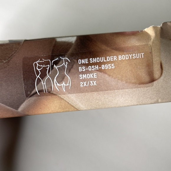 NWT -  Skims Essential One Shoulder Bodysuit in Smoke size 2X/3X - Picture 4 of 7